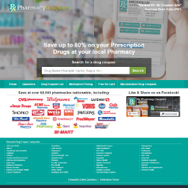 Website: Rx Pharmacy Coupons