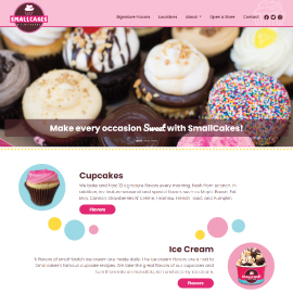 Website: Smallcakes